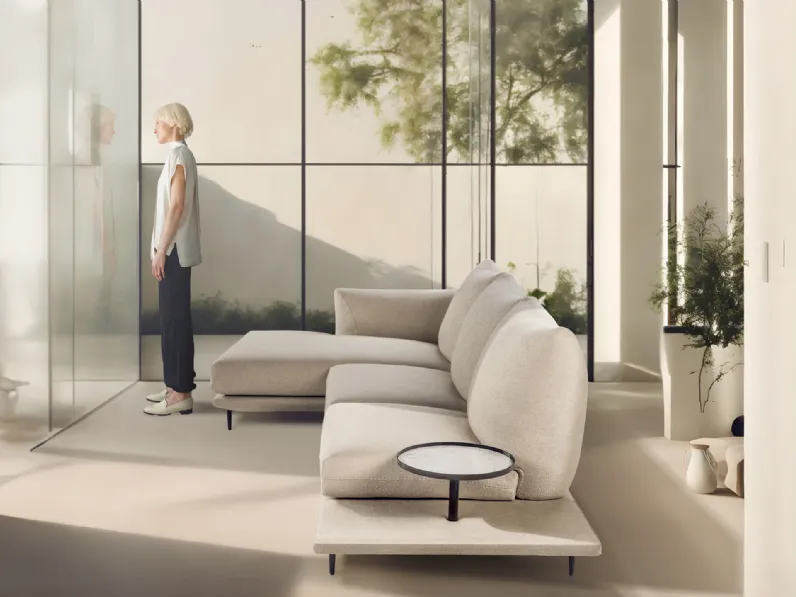 Divano con penisola Dragées di Calia