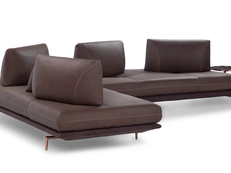 Divano angolare Gianduiotto Jr di Calia