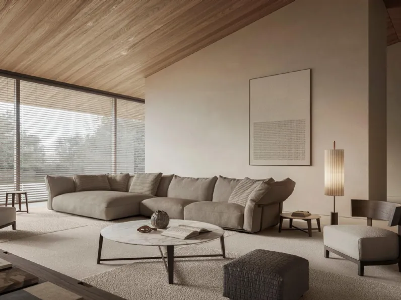 Salotto in tessuto Camelot di Flexform