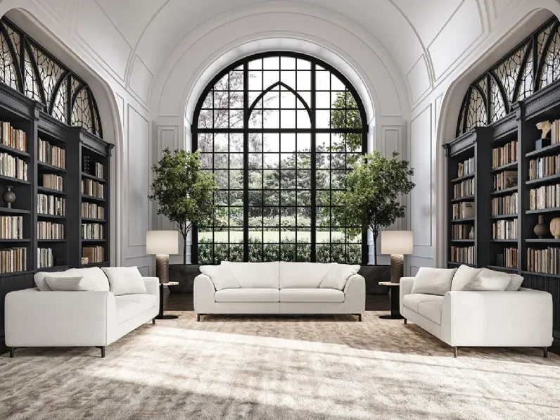 Salotto Capitol in tessuto di Felis