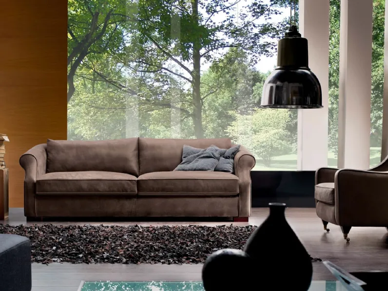 Divano lineare Alexander di Cava Divani