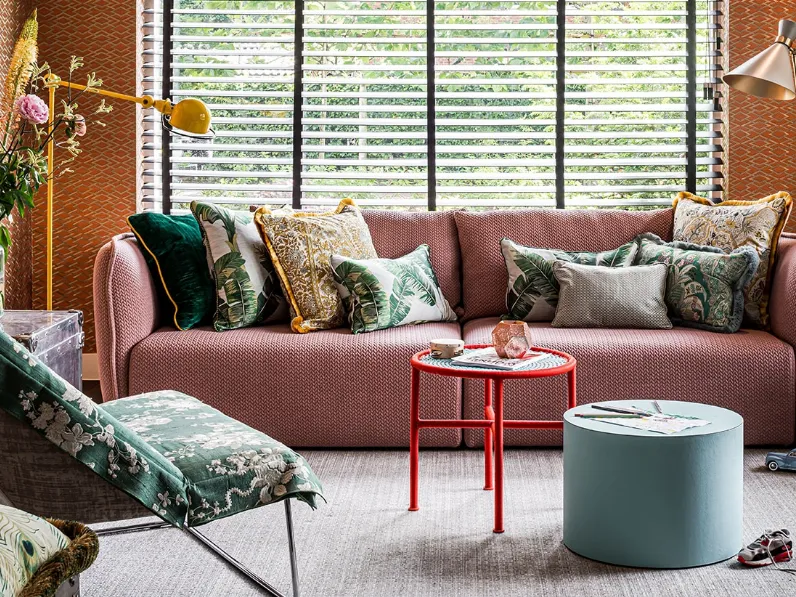 Divano lineare Chamfer di Moroso