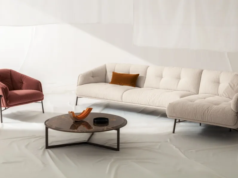 Divano con penisola Charme di Nicoline