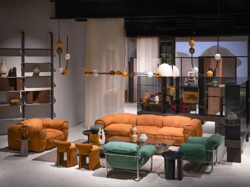 Divano in pelle Chicago di Baxter