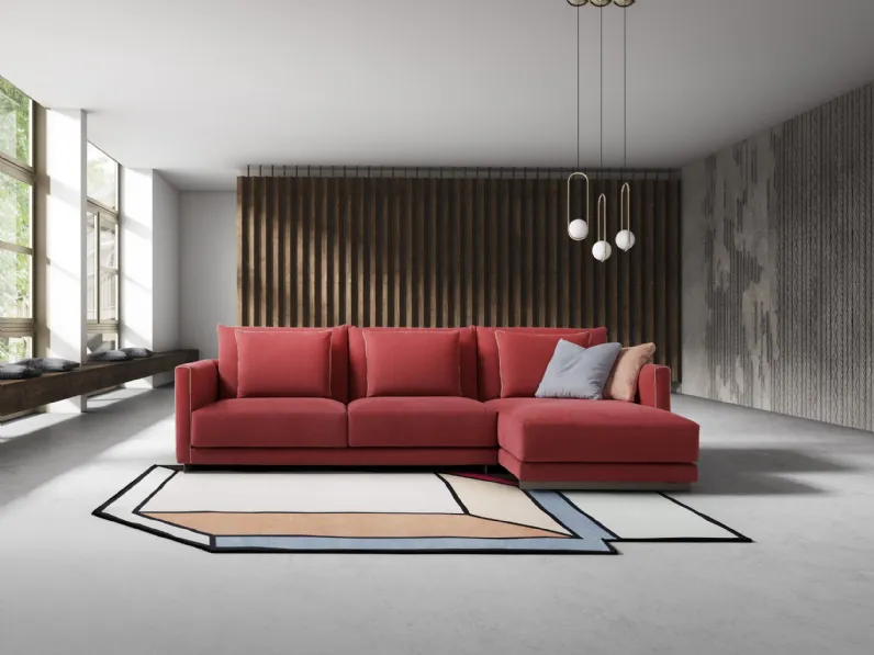 Divano con penisola Chloè di Musa Italia