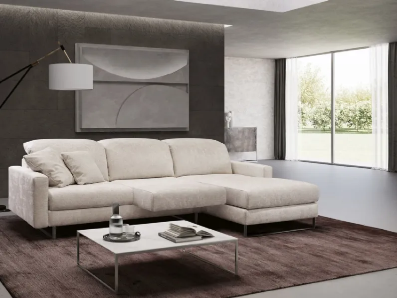 Divano con penisola Cocò di Rizzetto