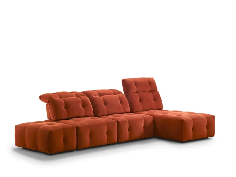 Divano con penisola Cocò di Valmori