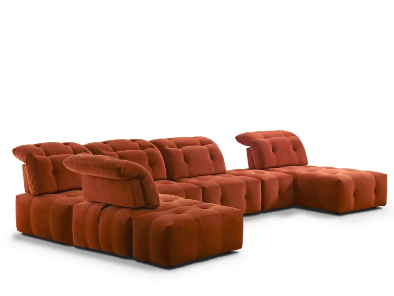 Divano con penisola Cocò di Valmori