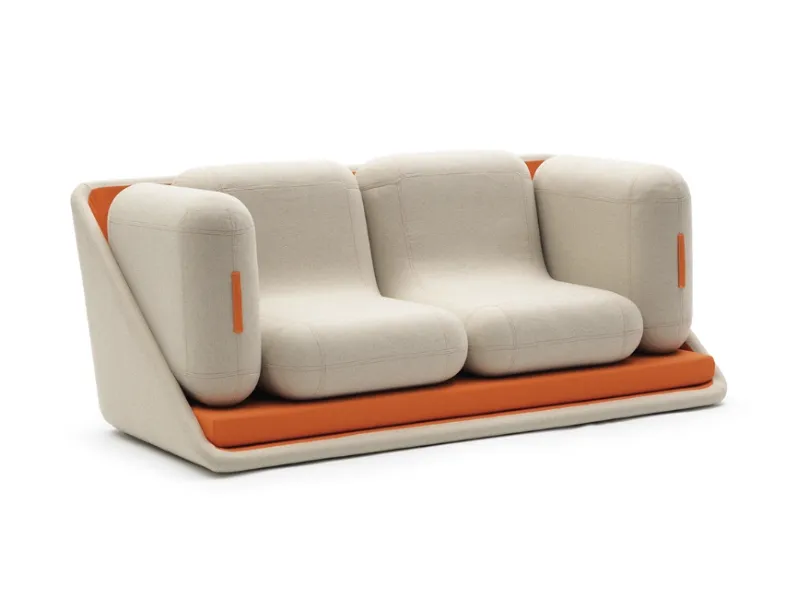 Divano Letto di design con poltrone Concentré de Vie di Campeggi