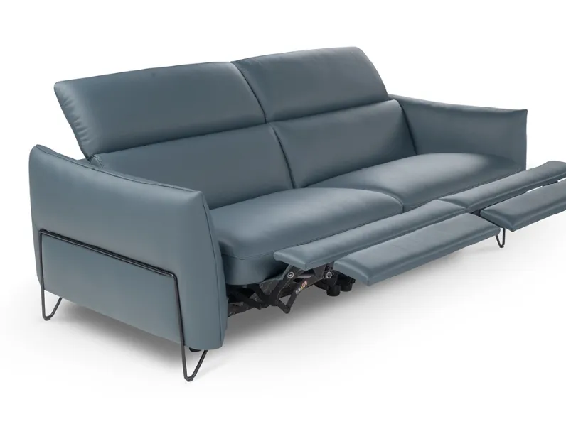 Salotto Confetto in pelle di Calia