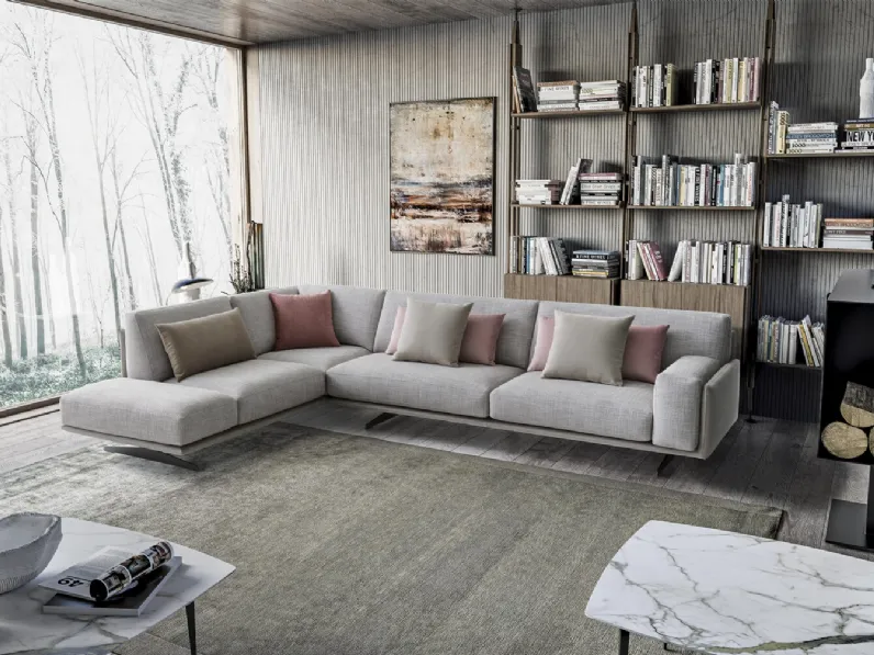 Divano angolare Life 2|0 di Confort Line