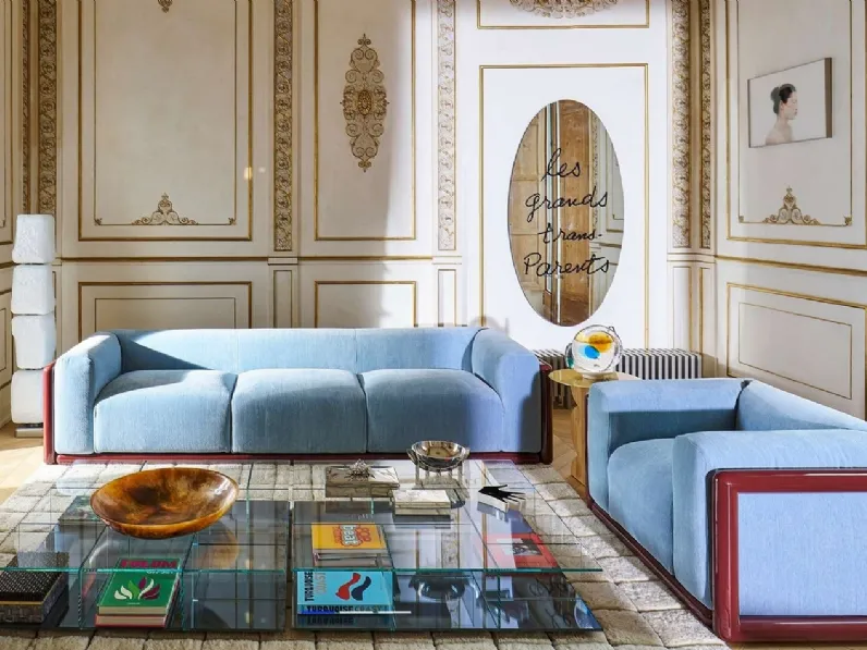 Salotto in tessuto Cornaro di Cassina