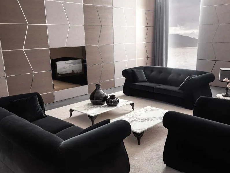 Salotto in tessuto Odra Quilt di Cortezari