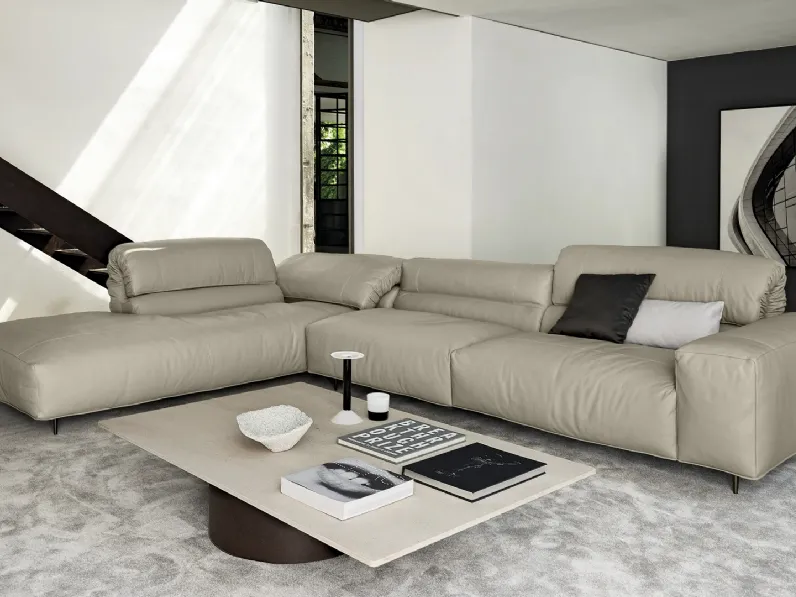 Divano in pelle Crazy Diamond di Arketipo