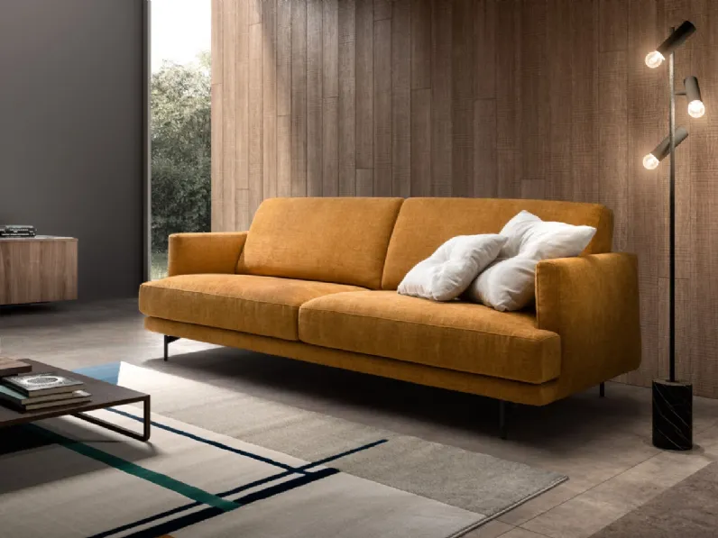 Divano lineare Denver di Rizzetto