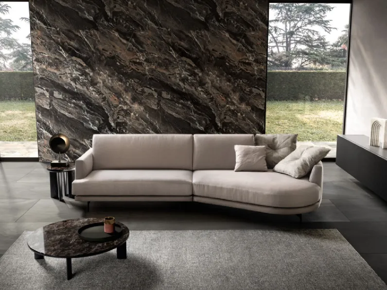 Divano lineare Denver di Rizzetto