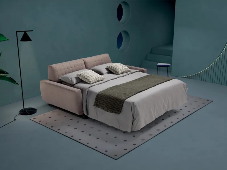 Divano letto imbottito Skin di Dienne Salotti