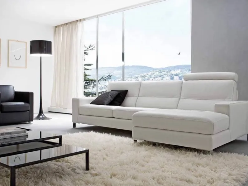 Divano con penisola Alex di Divanidea