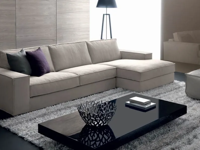 Divano con penisola Avenue di Divanidea