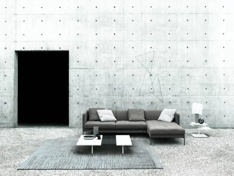 Salotto con penisola Easy Lipp di Living Divani