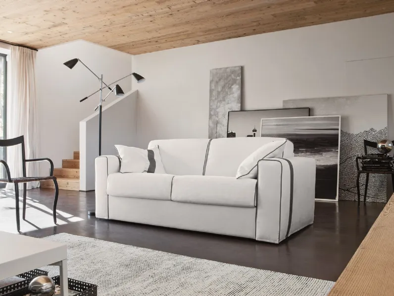 Divano Letto in tessuto Elysium di Fabbri Salotti