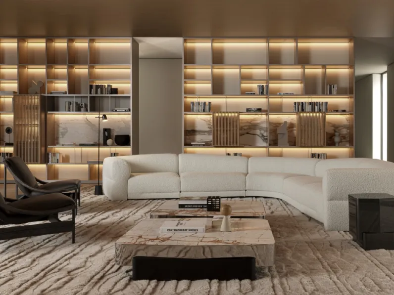 Salotto in tessuto Emile di Molteni & C