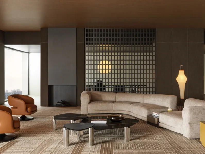 Salotto in tessuto Emile di Molteni & C