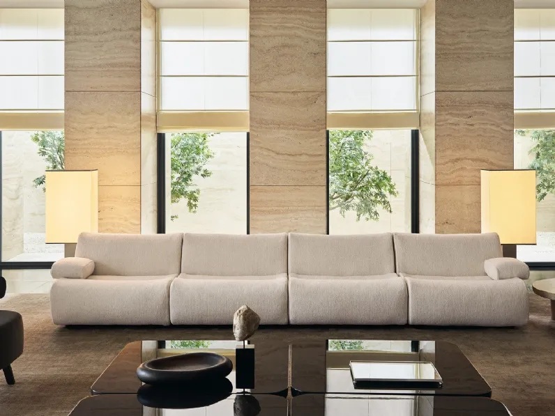 Divano lineare Ernest di Poliform