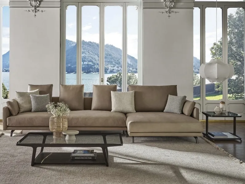 Salotto con penisola Etienne di Porada