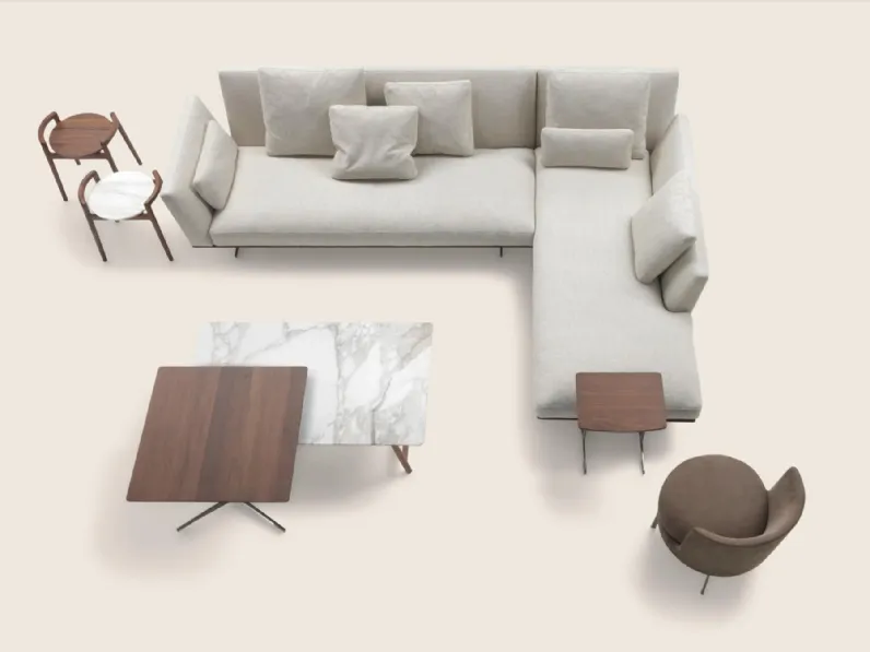 Divano angolare Evergreen di Flexform