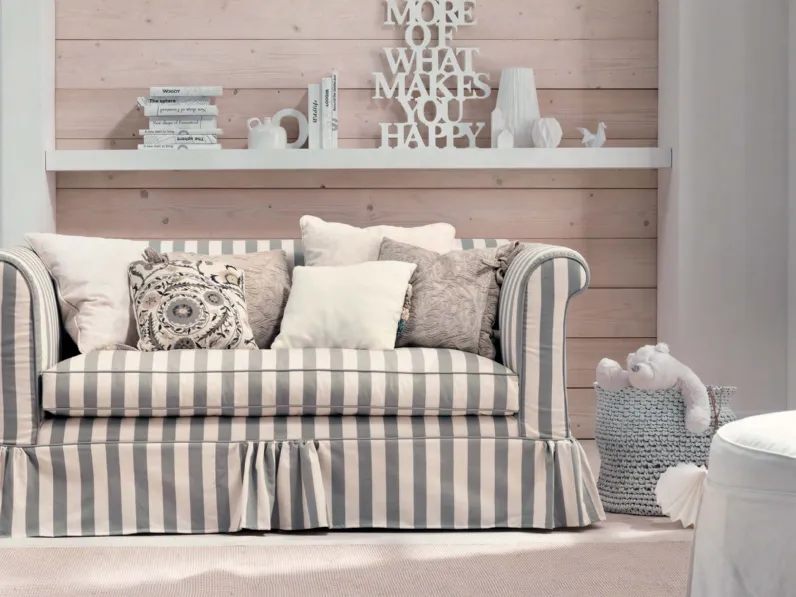 Divano lineare Fazzoletto di TreCi Salotti