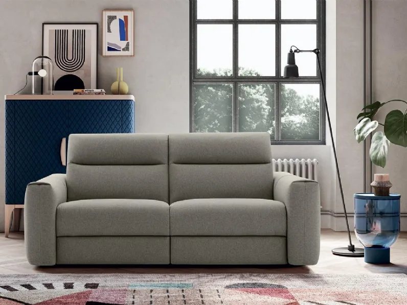 Divano lineare Creed con movimento relax di Felis