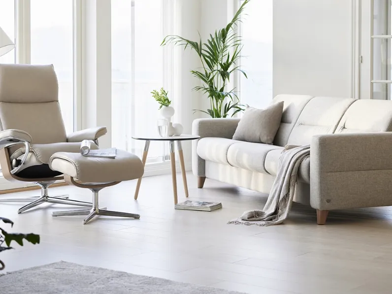 Salotto Fiona in tessuto di Stressless