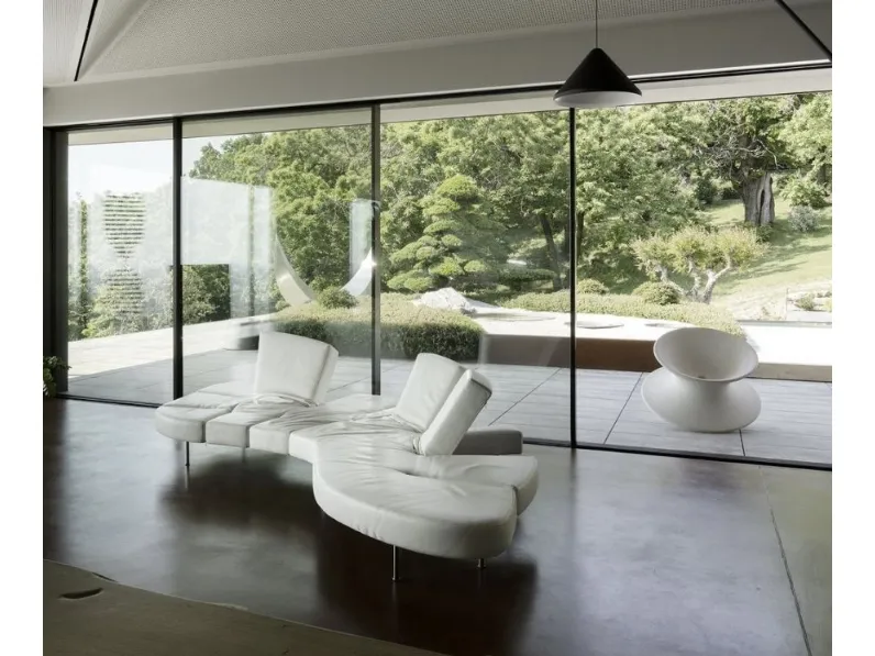 Divano relax versatile e dinamico Flap di Edra