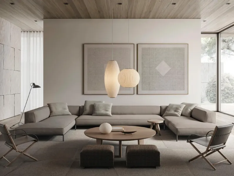 Divano angolare Perry Up di Flexform