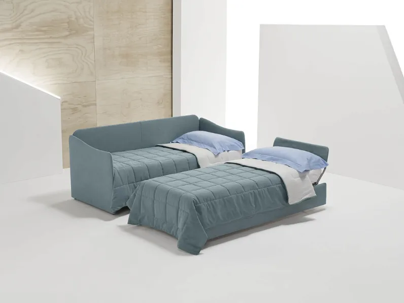 Divano letto con due posti singoli di cui uno estraibile Flo di Dienne Salotti