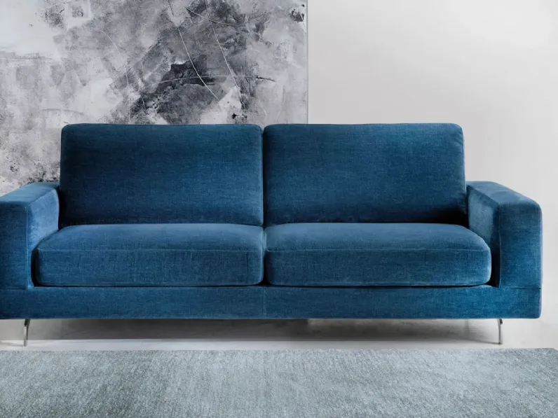 Divano lineare con sedute estraibili Flos di Divanidea