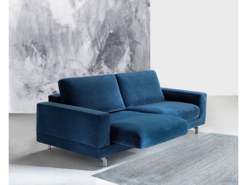 Divano lineare con sedute estraibili Flos di Divanidea