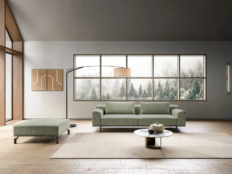 Divano lineare Fly di Bodema