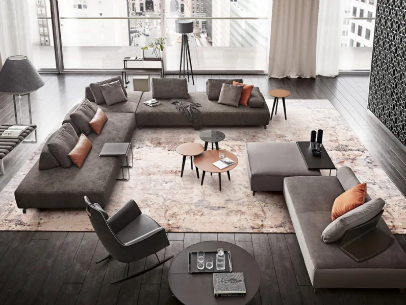 Divano angolare Fly Light di Dema