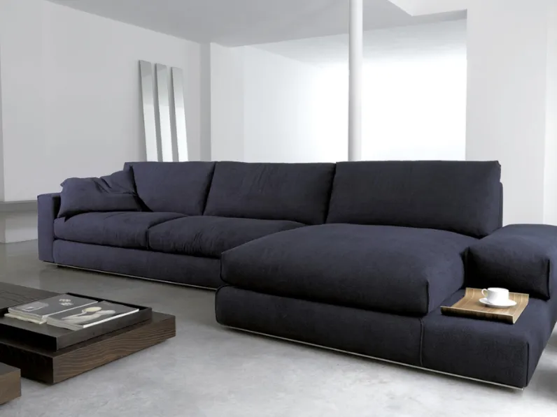 Divano con penisola Fly di Vibieffe