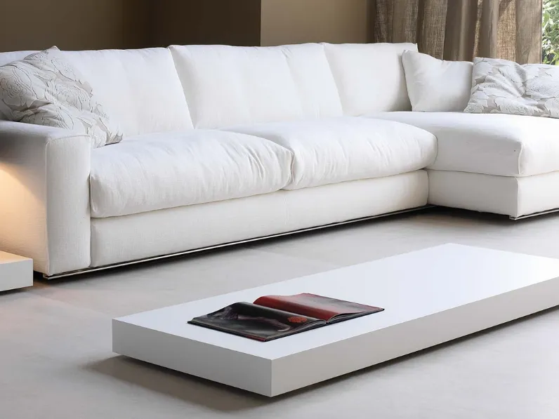 Divano con penisola Fly di Vibieffe