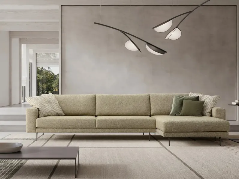 Divano con penisola Forest di Doimo Salotti