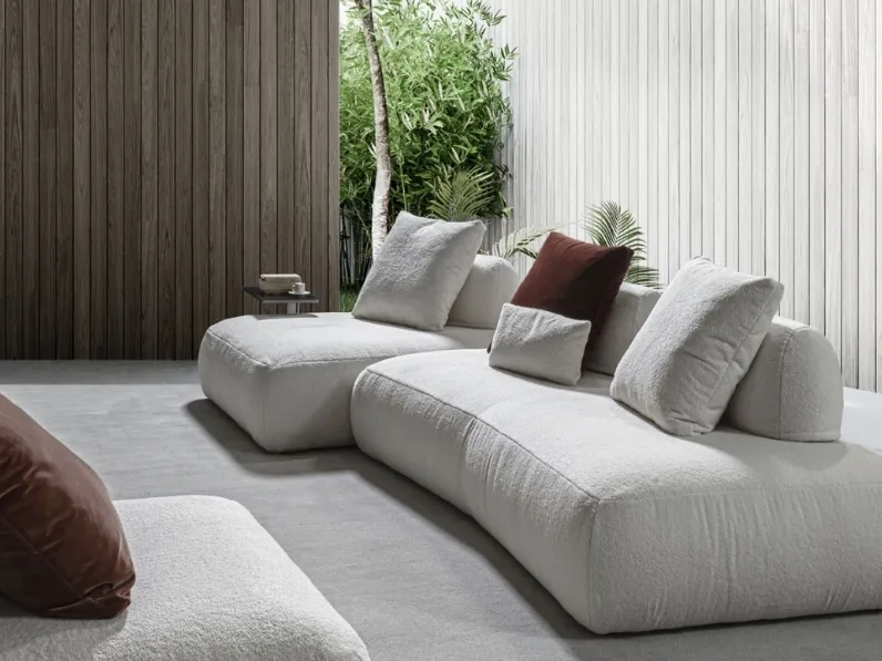 Divano con penisola Grecale di Fox Italia