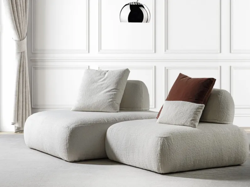 Divano con penisola Grecale di Fox Italia