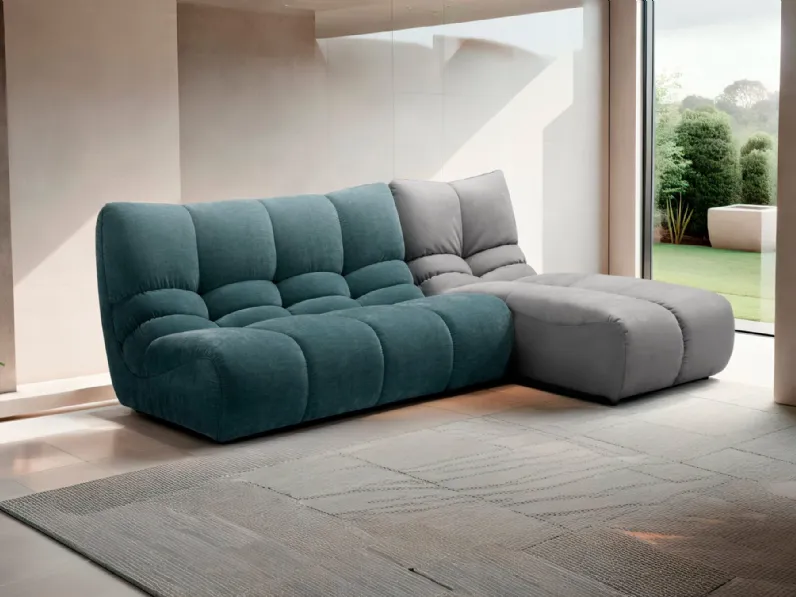 Divano con penisola Formosa di Franco Ferri