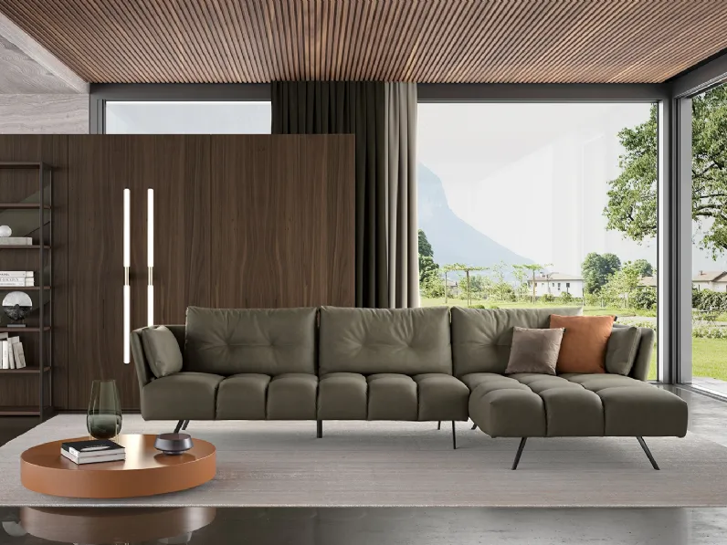 Divano con penisola Gaucho di Alpa Salotti