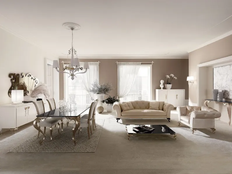 Divano classico in tessuto George di Cantori