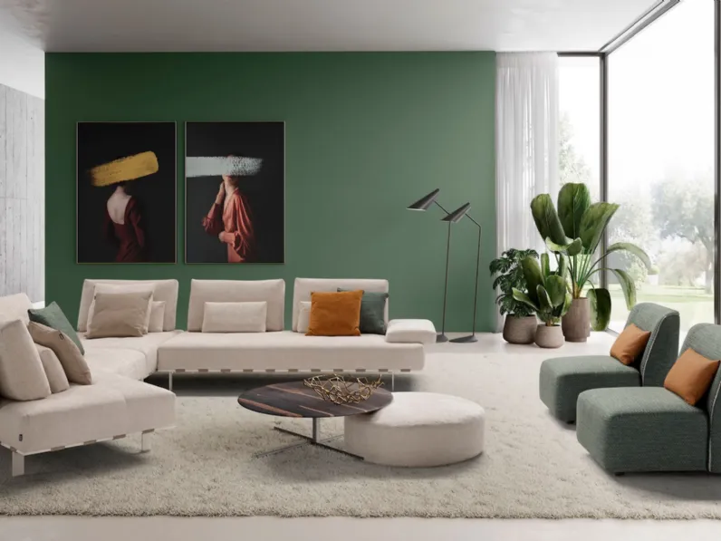 Divano angolare Getback di Alpa Salotti