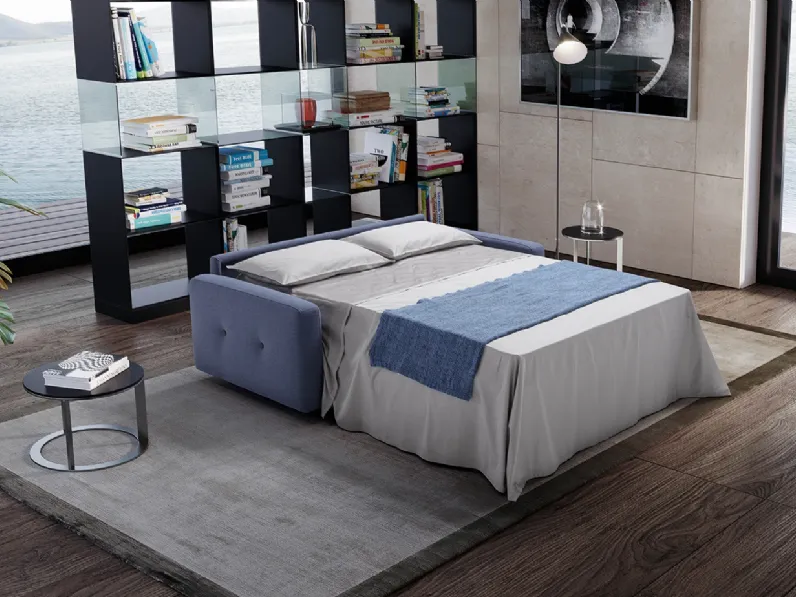 Divano Letto matrimoniale in tessuto Ginzo di Egoitaliano